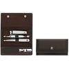 Zwilling J.A. Henckels Manicure Classic 4 Piece Snap Case Brown