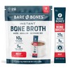 Bare Bones Bone Broth Instant Powdered Mix Beef Pack of