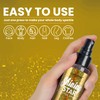 Gold Body Glitter Spray & Glitter Hairspray - Long-Lasting, Ultra-Shiny,