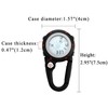 Ibohevo Clip on Watch with Compass Multi-Function Digital Carabiner Watch
