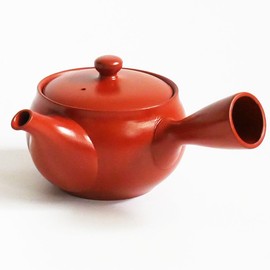 [Smooth and Washable] Kitsusako Tokoname Ware Shinju Teapot / 10.1 fl oz (300 ml), Teapot That Makes Taste Mellow and Deep Steamable, Made in Japan (Vermilkud)