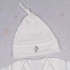 Azeeda 'Single Seashell' Baby Beanie Hat (BH00035045) White