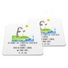 Mr. & Mrs. Panda Set of 6 Coasters Penguin Surfer