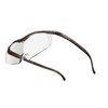 Hazuki Loupe Large 1.32x Clear Lens, Brown