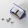 OfficemateOIC Steel Thumb Tacks, 7/16 Inch Head, Silver, Box of