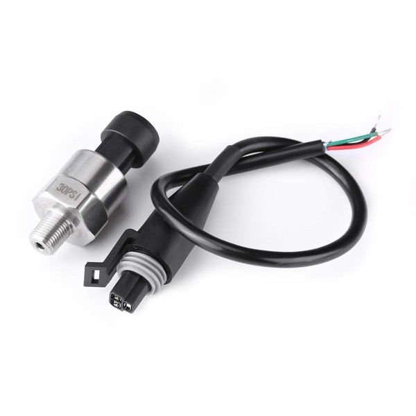 Respicefinem Pressure Transducer Sender Sensor with Connector 1pc 1/8" NPT