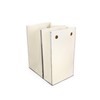 Three by Three Felt-Like-It Connectable Bin SOFT WHITE, 15 x