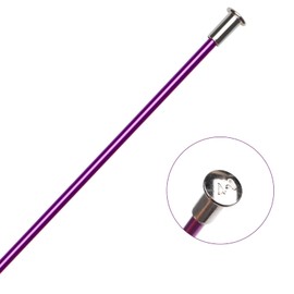 Coopay Knitting Needles 4.0mm x 25cm Short UK, Metal Knitting Needles Professional Knitter, Kids Short Needles Beginners, Lightweight Single Pointed Knitting Pins Arthritic Hands (COOPAYGZY00622)