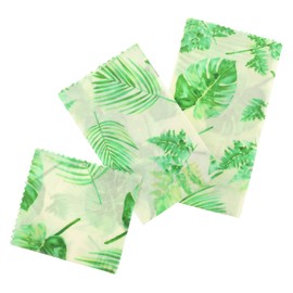 Mikinona Beeswax Wrap Set 3 Pack Non-stick Food Packing Paper Reusable Multi-purpose Wraps