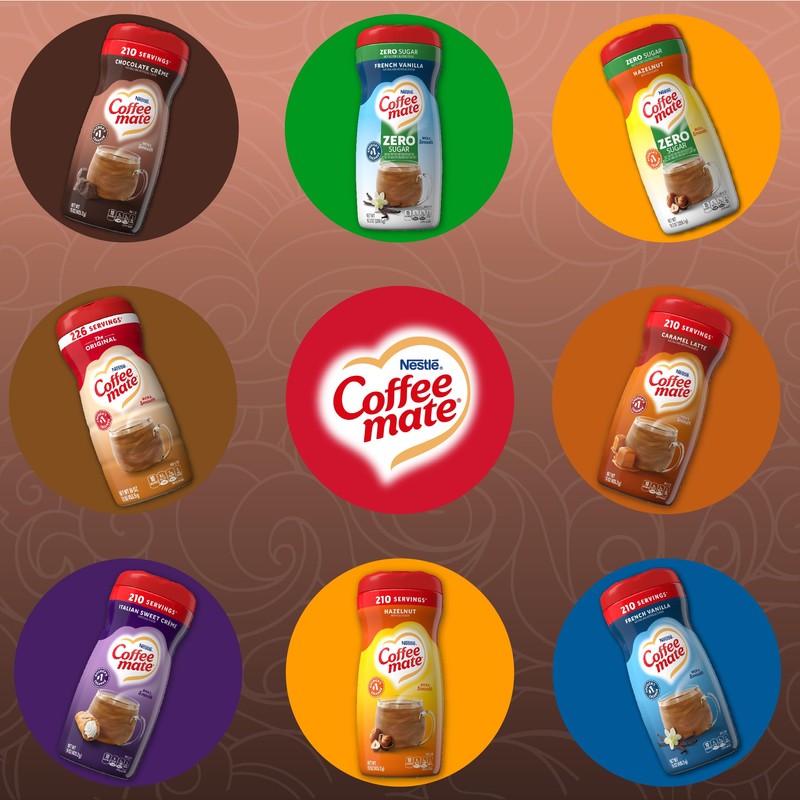 Coffee-mate Sugar Free Creamy Chocolate Powdered Coffee Creamer, 10.2 Ounce