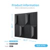 Art3dwallpanels PVC 3D Wall Panel for Interior Wall Décor, 19.7"