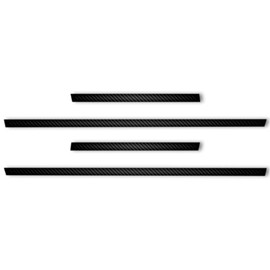 Upgrade Your Auto 4pc Carbon Fiber 1 1/4" Accent Trim for Ford Ranger 2019-2023 Super Cab