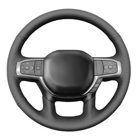 MEWANT Steering Wheel Cover for RAM 1500 Steering Wheel Wrap for Dodge RAM 1500 2019-2023