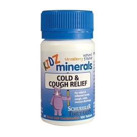 Schuessler Tissue Salts Kidz Minerals Cold & Cough Relief 100Tabs