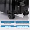 Cuttable Luggage Wheel Covers,12pcs Silicone Luggage Wheel Protector Covers Self-Adhesive,