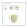 LECHUZA Classico Color 12 Deco Linden Table Pot Matte Surface