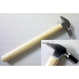 Farrier's Hammer with Wooden Handle – Durable Steel Construction for Hoof Nail Removal, Forging & Shoeing – Ergonomic Grip Blacksmithing Tool for Horses – Professional Farrier Tool for Daily Use