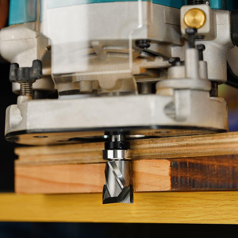 SpeTool Carbide Compression Top Bearing Flush Trim Router Bit 1/4"