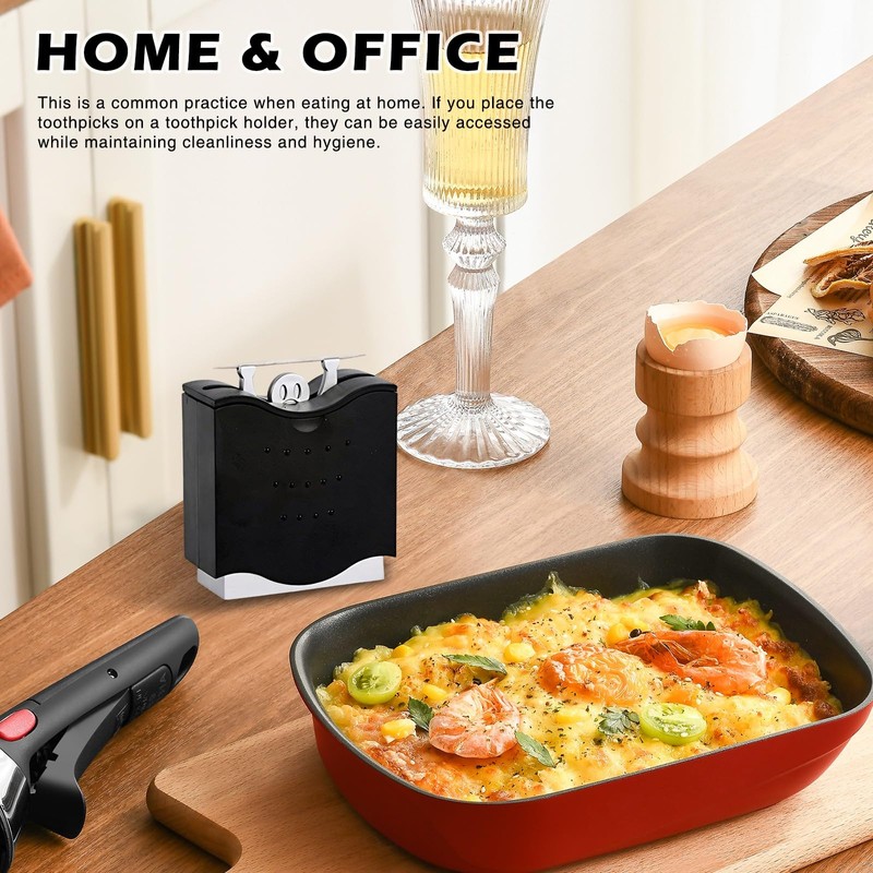 Toothpick Dispenser, Creative Pop-up Toothpick Dispenser for Table, Hotel, Kitchen,