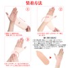 手首サポーター ワンタッチテーピング型 ゲル 固定力自在に調整 サポート 手首 左右両用 フリーサイズ 1枚入 男女兼用