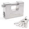 Nineaccy 5 Keys Super Heavy Duty Padlock Lock for Garage