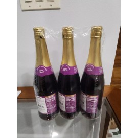 Kedem Sparkling Concord Grape Juice Kosher set of 3 bottles