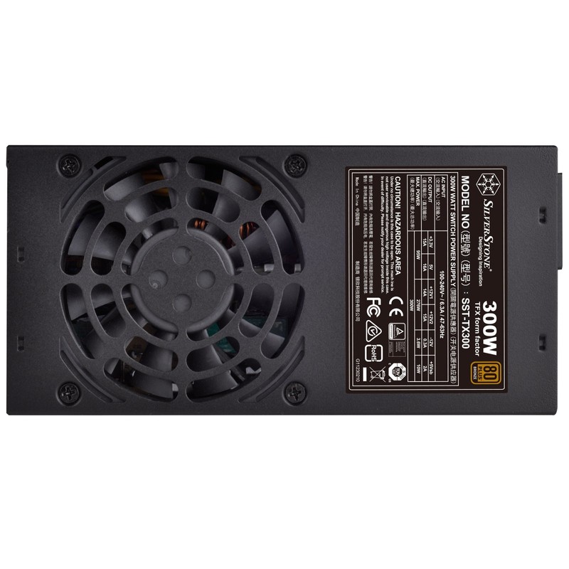 SilverStone Technology 300 Watt TFX Computer Power Supply with 80