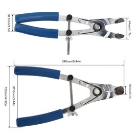 Windance 18-44mm/0.7-1.7" Motorcycle Brake Piston Removal Pliers,A3 Steel Brake Caliper Piston Remover Tool, Ergonomic Repair Tool for Motorbike