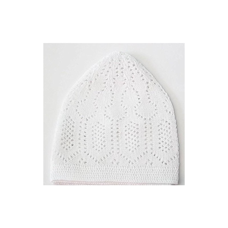Men Skull Cap Muslim Islamic Prayer Hat Topi Kufi Head