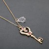 Sailor Moon Necklace Women's Key of Time Crystal Star Compact