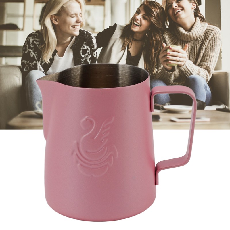 Milk Frothing Pitcher Multipurpose 304 Stainless Steel Coffee Steaming Pitcher
