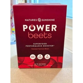 Nature’s Sunshine Nature's Sunshine Power Beets 30 To-Go Packs Superfood Booster Exp 9/2026 - New!