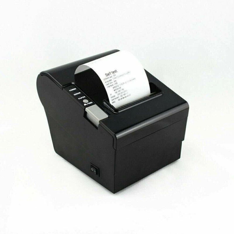 EOM-POS Thermal Receipt Printer - USB, Ethernet/LAN, & Serial Ports
