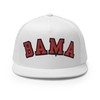 RIVEMUG NG Bama Embroidered Flat Bill Trucker Hat High Crown