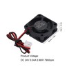 3010 DC Brushless Fan 2pin Terminal Low Noise Mini DC