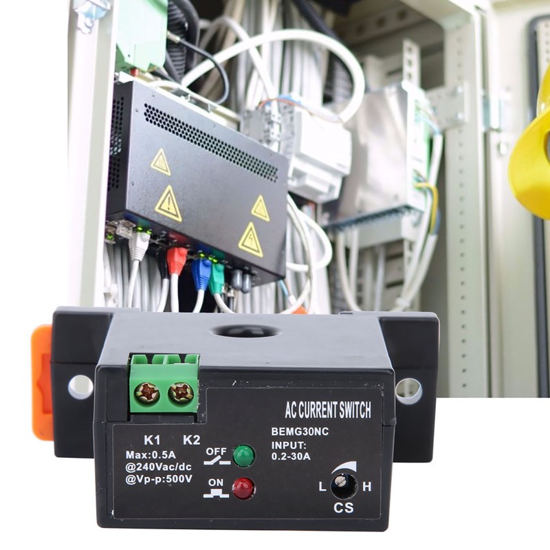 Flameproof Adjustable AC Sensing Switch 0.2~30A Self Powered Sensing Switch(Normally