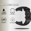 QHBAMD Silicone Watch Bands Compatible for Garmin Instinct 3 AMOLED