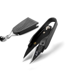 Beaditive Premium Thread Scissors - Thread Yarn Embroidery Cutter for Sewing, Quilting, Knitting, Jewellery Making - High Carbon Steel Blades with Protective Cap and Lanyard