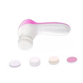 FOMIYES Pcs Face Wash Brush Electric Facial Cleansing Tool Deep Cleanse Exfoliate Gentle Skin Brush Heads for Home Travel
