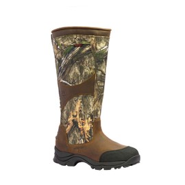 Goodville PreyMaster Men's Waterproof Snake Boots - Puncture and Slip-Resistant, Knee High Pull On Snake Shoes for Men - 17 Inches Height, Comfortable Rubber sole, Premium Breathable Leather with