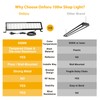 Onforu 4Pack LED Shop Lights,100W 14000lm Plug in Ultra Bright