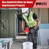 IMAYCC Cement Mixer, 2100W Electric Concrete Mixer with 6 Speed,