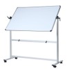VIZ-PRO Double-Sided Light Magnetic Mobile Whiteboard, 48 X 36 Inches,