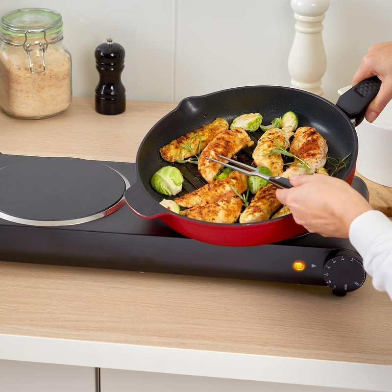1800W Dual Infrared Burner Electric Hot Plate, High Power for