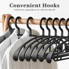 Extra Wide Shoulder Sweater Hangers 10 Pack, Width 2.8cm Thick