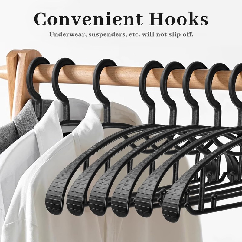 Extra Wide Shoulder Sweater Hangers 10 Pack, Width 2.8cm Thick