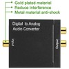 Fahgaer Digital to Analog Audio Converter Digital Optical (SPDIF/Toslink) and