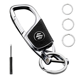 FQLYP Key Chain, Key Ring, Car Keychain, Durable Metal, Key Case, Stylish Key Holder, SUZUKI x 1