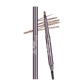 Long Lasting Waterproof Eyebrow Pencil Double Sided Shimmer Light Brown