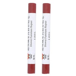 2Pcs Furniture Paint Repair Crayon, Wood Scratch Patch Pen Wax Material Wood Touch up Paint Fit for Wood Furniture Repair (Rosewood)